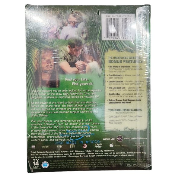 New Lost: The Complete Third Season - The Unexplored Experience Seal - Picture 3 of 4